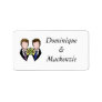 Two Grooms Custom Address Labels