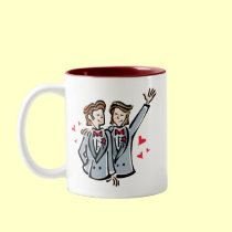 Two Grooms mugs