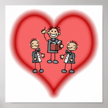Two Grooms & Preacher Print
