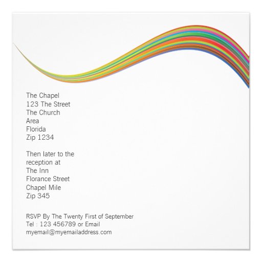 Two Grooms Wedding Personalized Invites