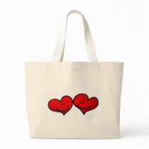 Two harts in love bag