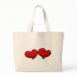 Two harts in love bag