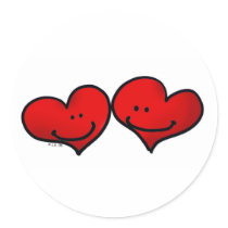 Two harts in love stickers by jsoh Two harts in love stickers