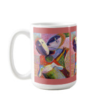 two heads, two heads, two heads mugs