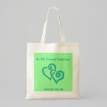 Two Hearts and a Proposal Tote Bag bags