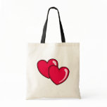 Two Hearts Tote Bag