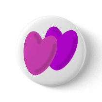 Two hearts beat as one buttons