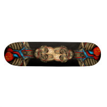 Two hearts beat as one skateboards