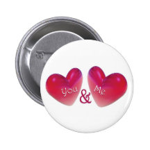 Two Hearts Buttons