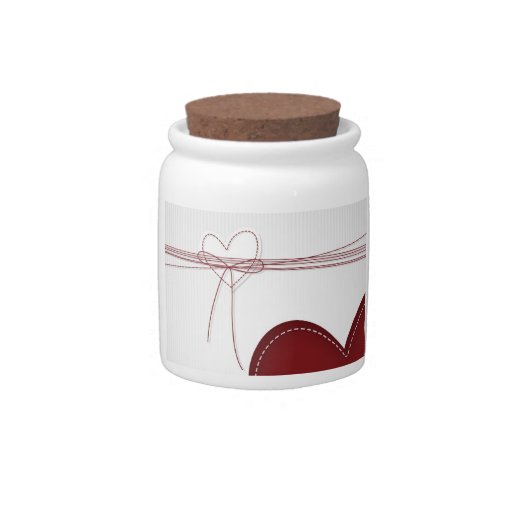 Two Hearts Candy Jar