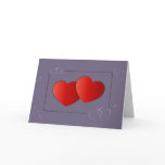 Two Hearts Card