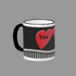 Two Hearts Coffee Mug mugs