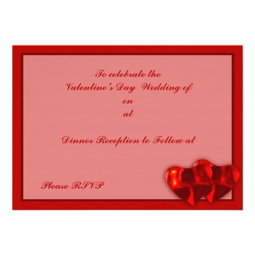 Two Hearts Custom Invitations