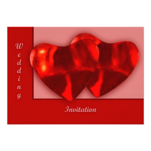 Two Hearts Custom Invitations