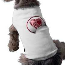 Two Hearts Dog Tee Shirt