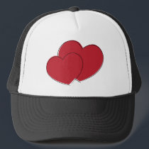 Two Hearts hats