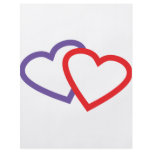 two hearts icon flyers