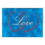 Two hearts in love, cards