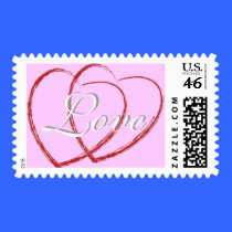 Two Hearts in Love, stamps