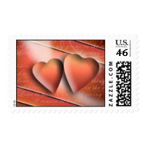 Two Hearts in Love postage by aslentz Two Hearts in Love postage
