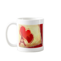Two hearts in Paris Coffee Mug