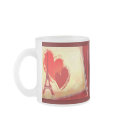 Two hearts in Paris mugs