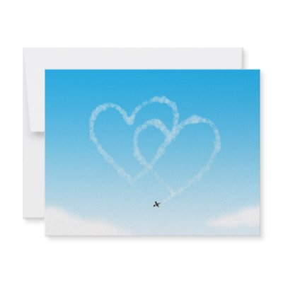 Two hearts invitations