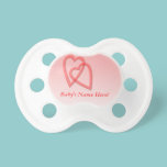 Two Hearts Joined As One pacifiers