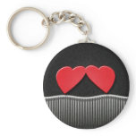 Two Hearts Keychain