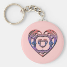 Two Hearts Keychains