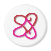 Two Hearts Magnet magnets