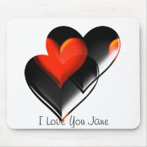 "Two Hearts"* Mouse Pad