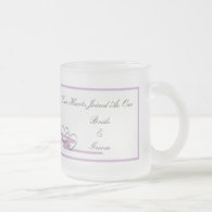 Two Hearts Mug Purple