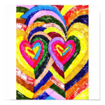 two hearts - one love posters by suzanadams two hearts - one love posters