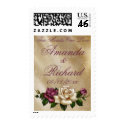Two Hearts One Love Wedding stamp
