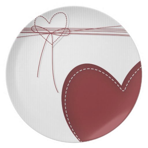 Two Hearts Plate
