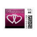 Two hearts - please join us Wedding Postage