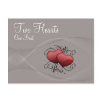 Two Hearts Postcard