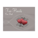 Two Hearts Postcard