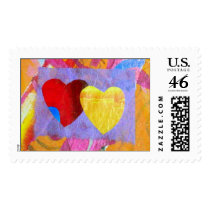 Two Hearts Together Postage postage by jan4insight Two Hearts Together Postage postage