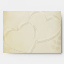 Two Hearts Wedding Envelopes