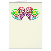 Two Hearts Wedding Greeting Card