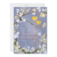 Two Hearts: Wedding Invitations invitation