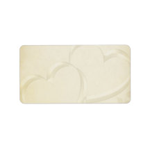 Two Hearts Wedding Labels