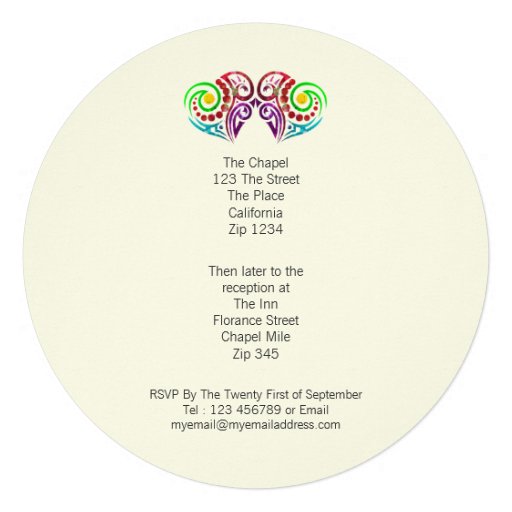 Two Hearts Wedding Personalized Invite