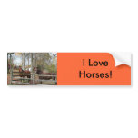 Two Horses! Bumper Sticker