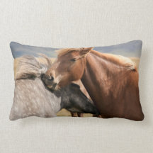 Two horses Pillow