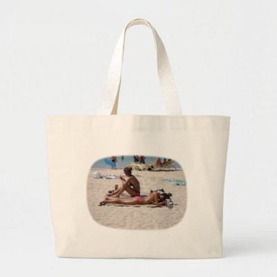 Two Hot Japanese Sexy Girls Sunbathing not Nude Tote Bag by beachbumbrent