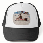 Two Hot Japanese Sexy Girls Sunbathing not Nude Trucker Hat