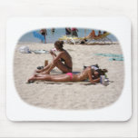Two Hot Japanese Sexy Girls Sunbathing not Nude Mouse Pads